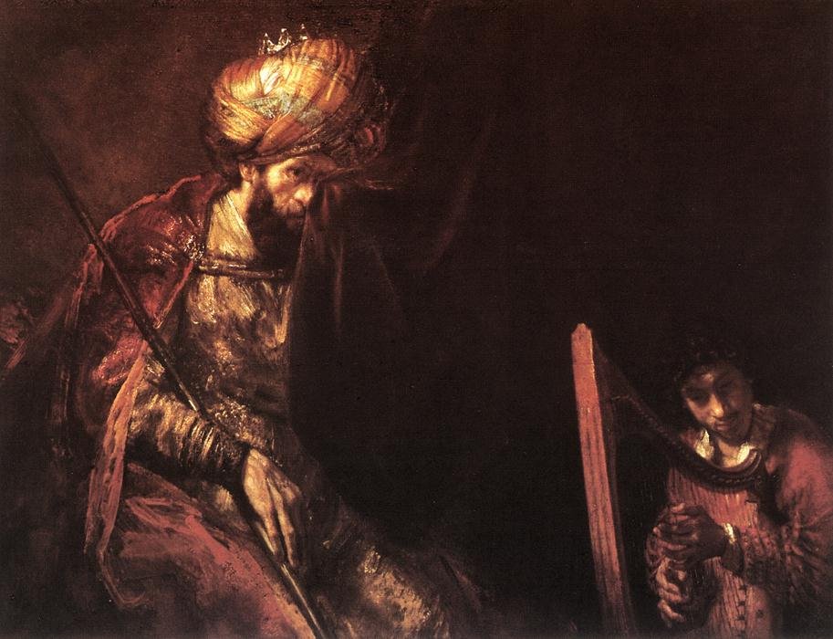 Saul et David par Rembrandt