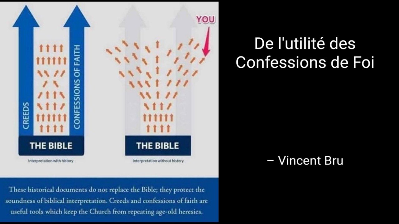 De l’utilité et de la nécessité des confessions de foi – Vincent Bru