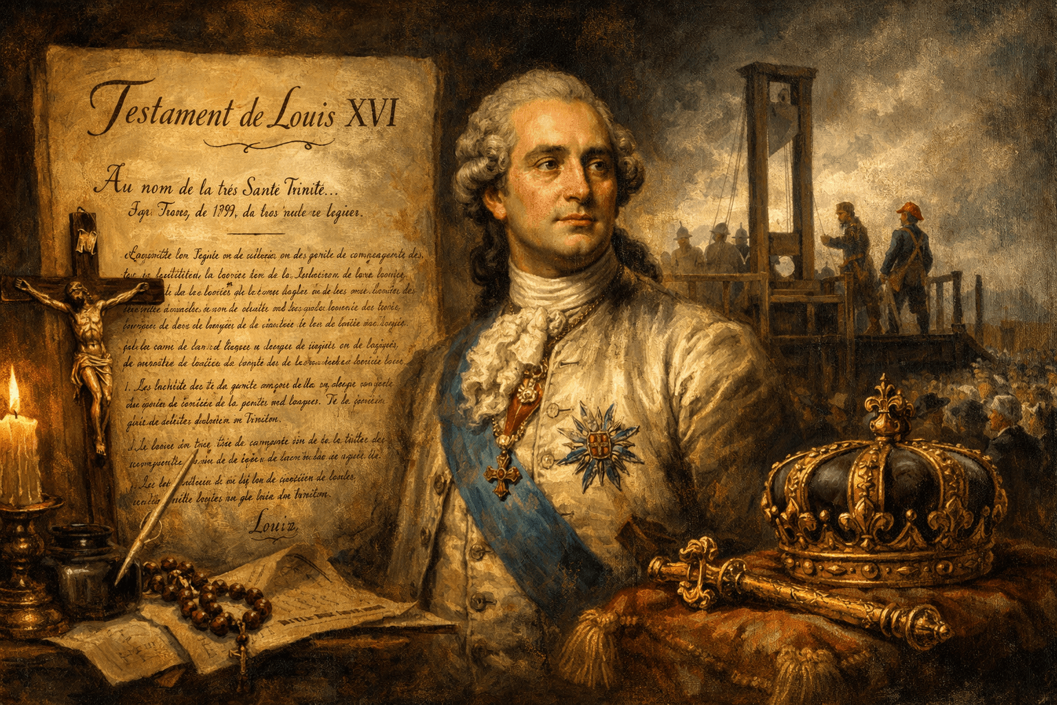 Testament de Louis XVI : conscience chrétienne du pouvoir et responsabilité devant Dieu