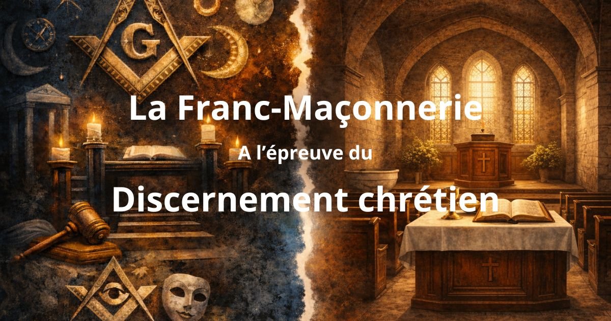 Franc-maçonnerie et christianisme : discernement réformé confessant