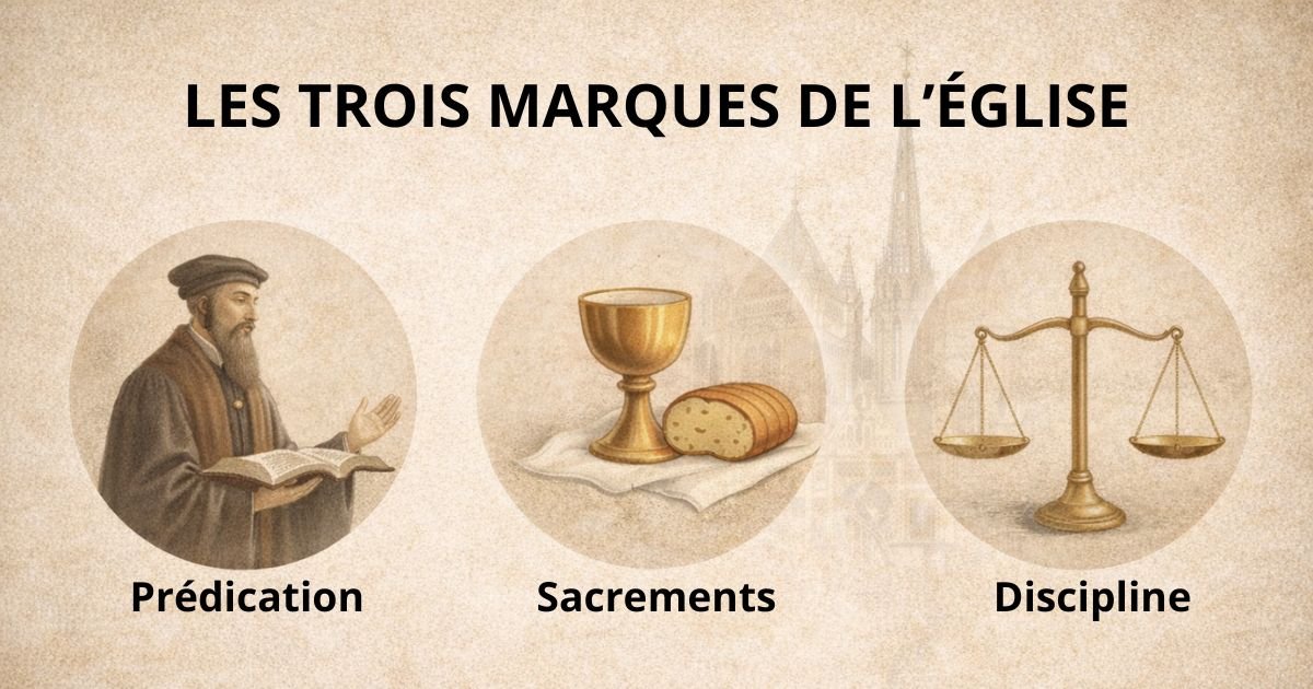 Les trois marques de la véritable Église selon la Réforme