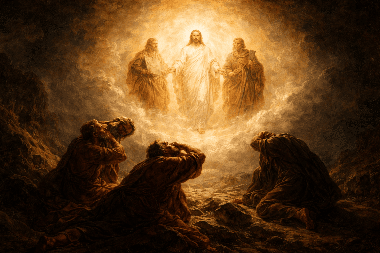 Deuxième dimanche du Carême – Année A&nbsp;: La Trans­fi­gu­ra­tion du Christ (Mat­thieu 17.1 – 9)