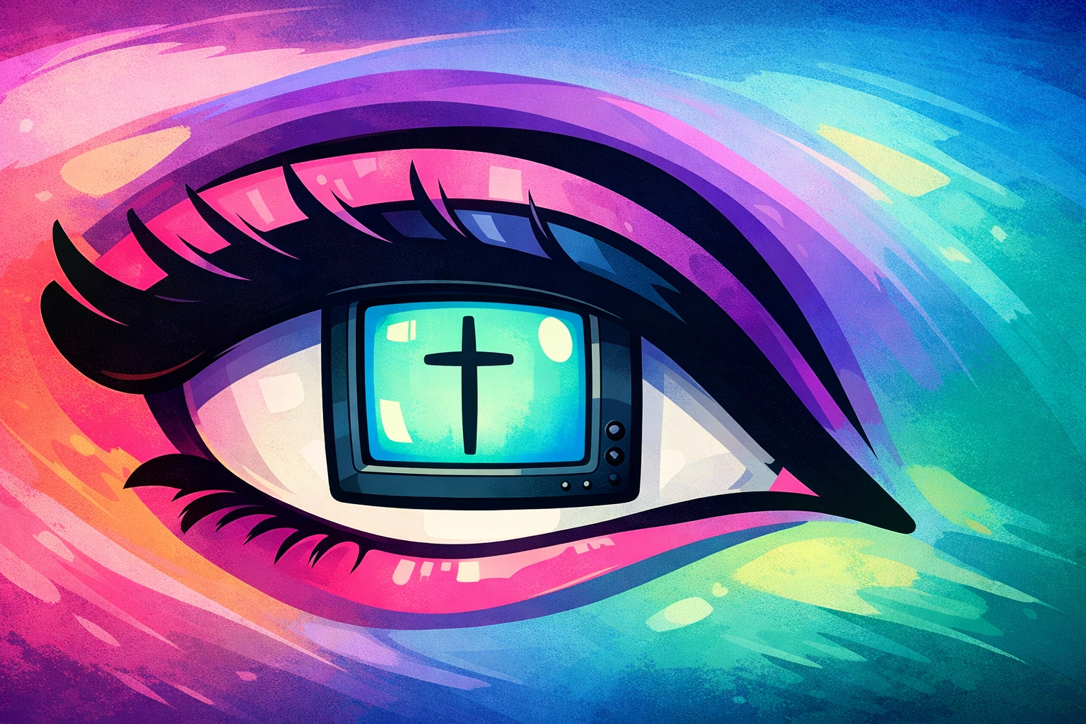 Œil captif du spectacle