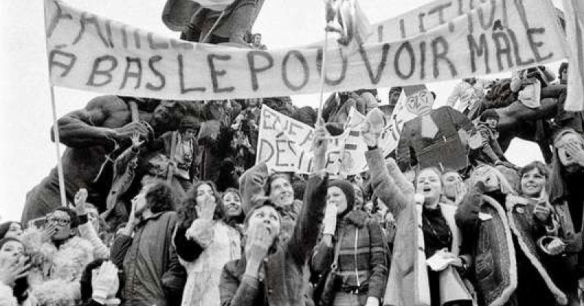 Manifestation féministe radicale