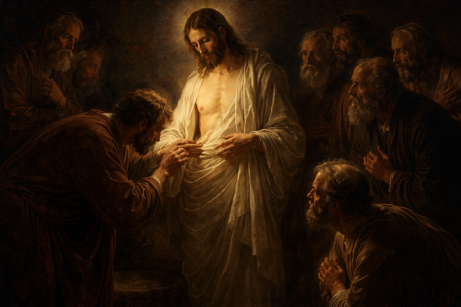 Thomas et le Christ ressuscité