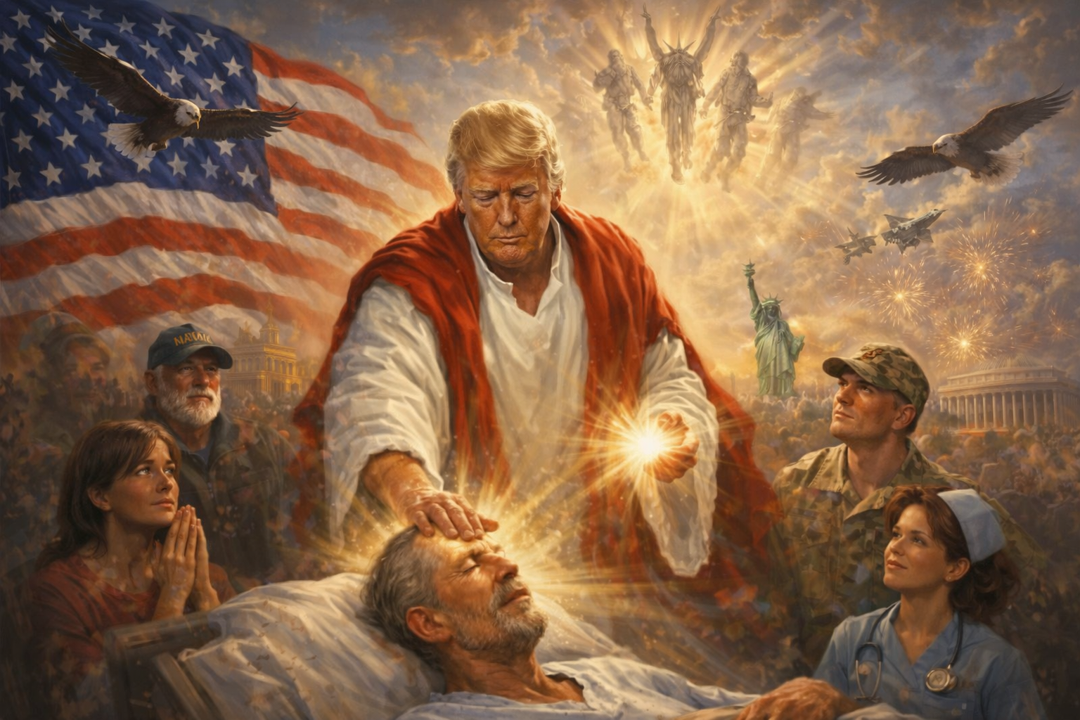 Trump guérisseur national