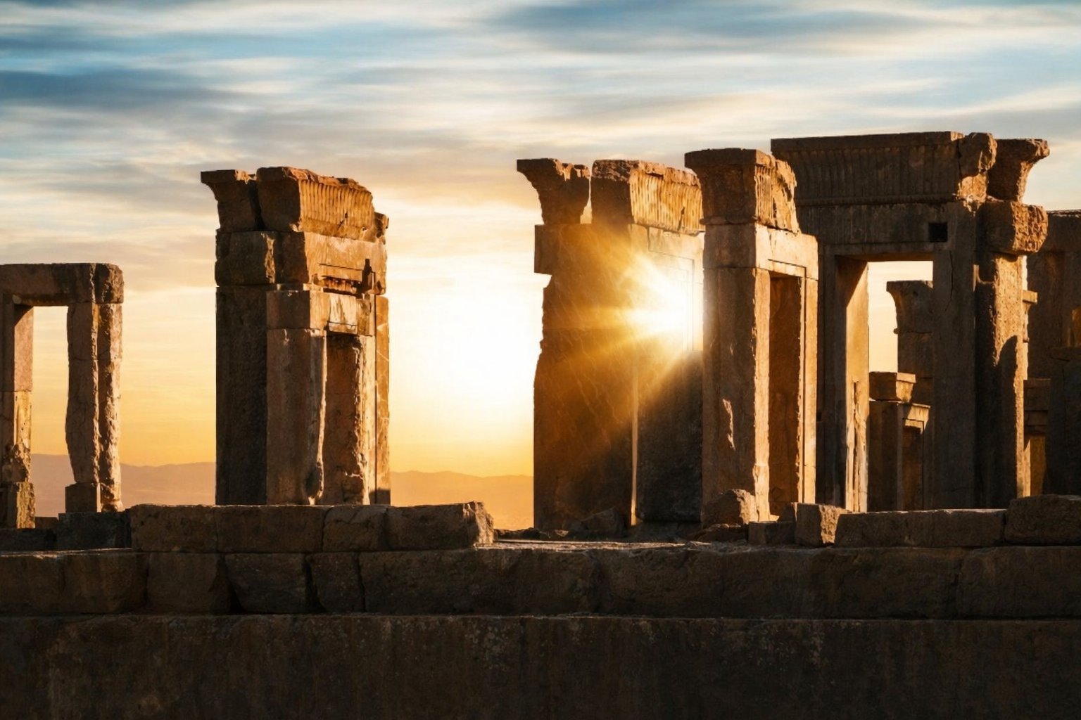 Aube sur Persépolis