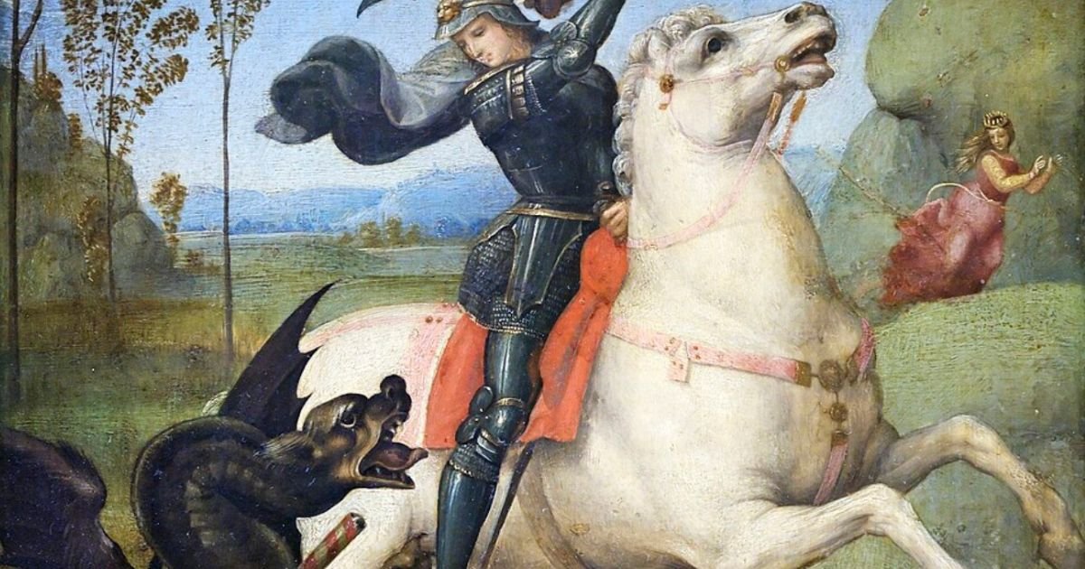 Saint Georges et le dragon – sonnet et lecture spirituelle du tableau de Raphaël