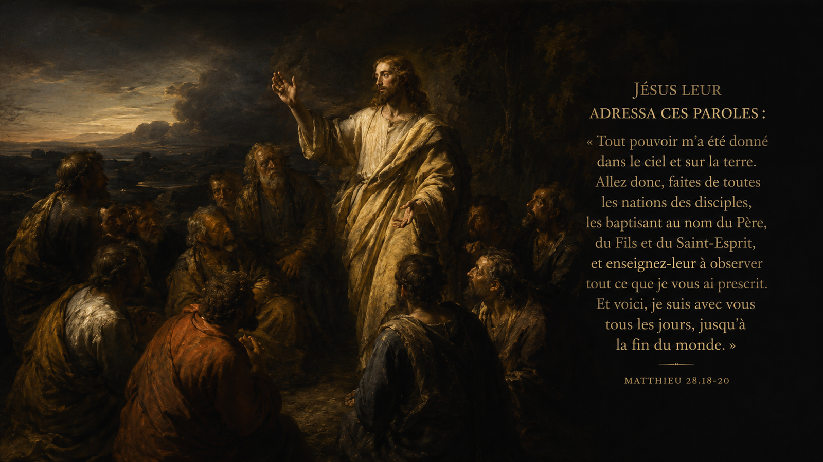Le Christ ressuscité envoie son Église – Matthieu 28.16–20