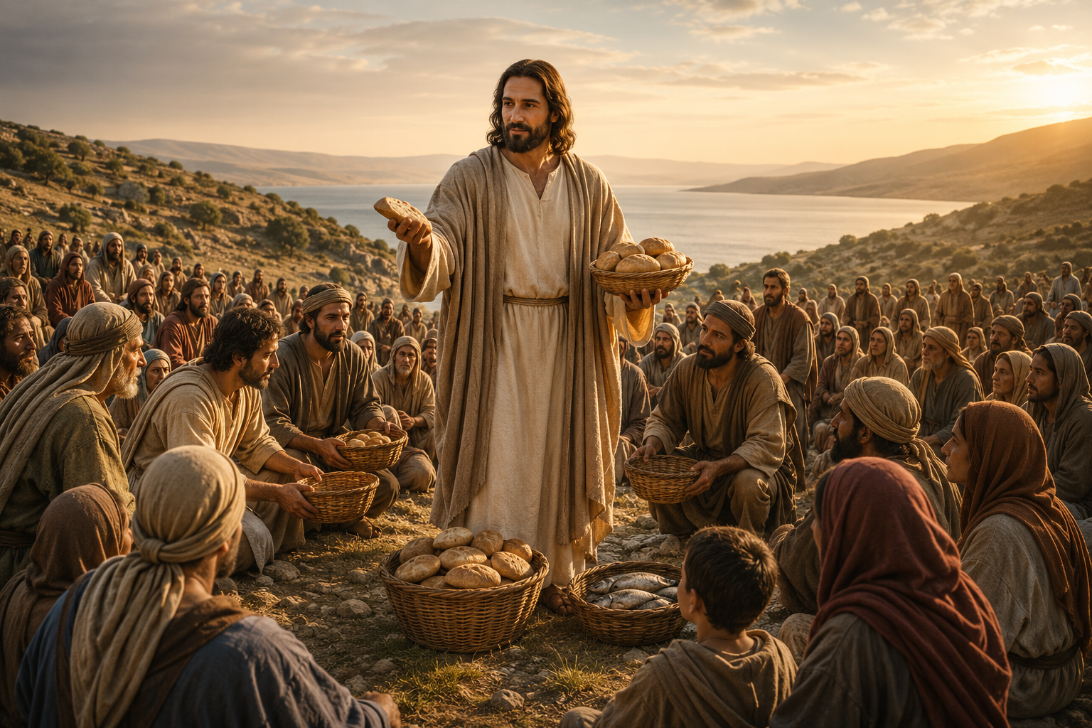 La multiplication des pains (Matthieu 14.13-21)
