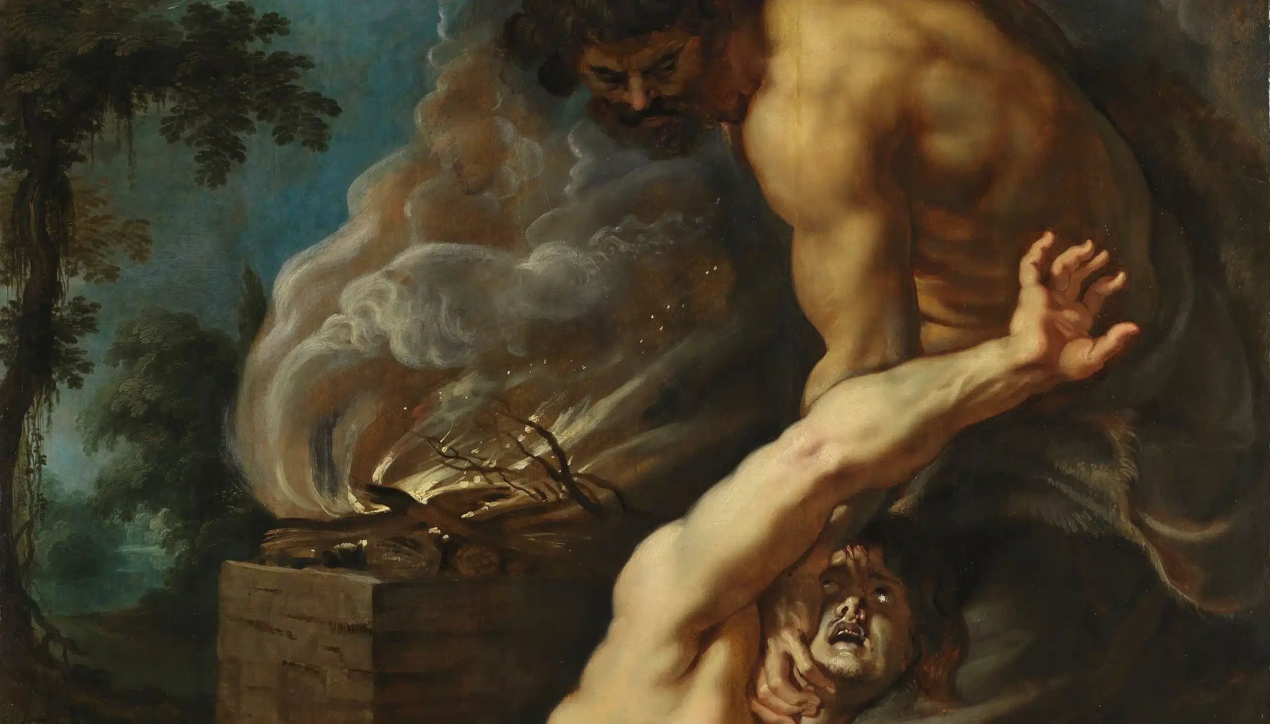 Caïn tuant Abel dans la peinture de Pierre Paul Rubens, 1608–1609