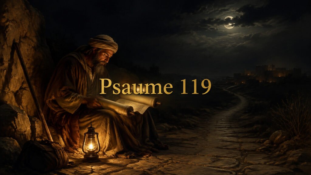 Illustration du Psaume 119 : l’amour de la parole de Dieu, la persévérance dans l’épreuve et la demande d’être enseigné et vivifié.